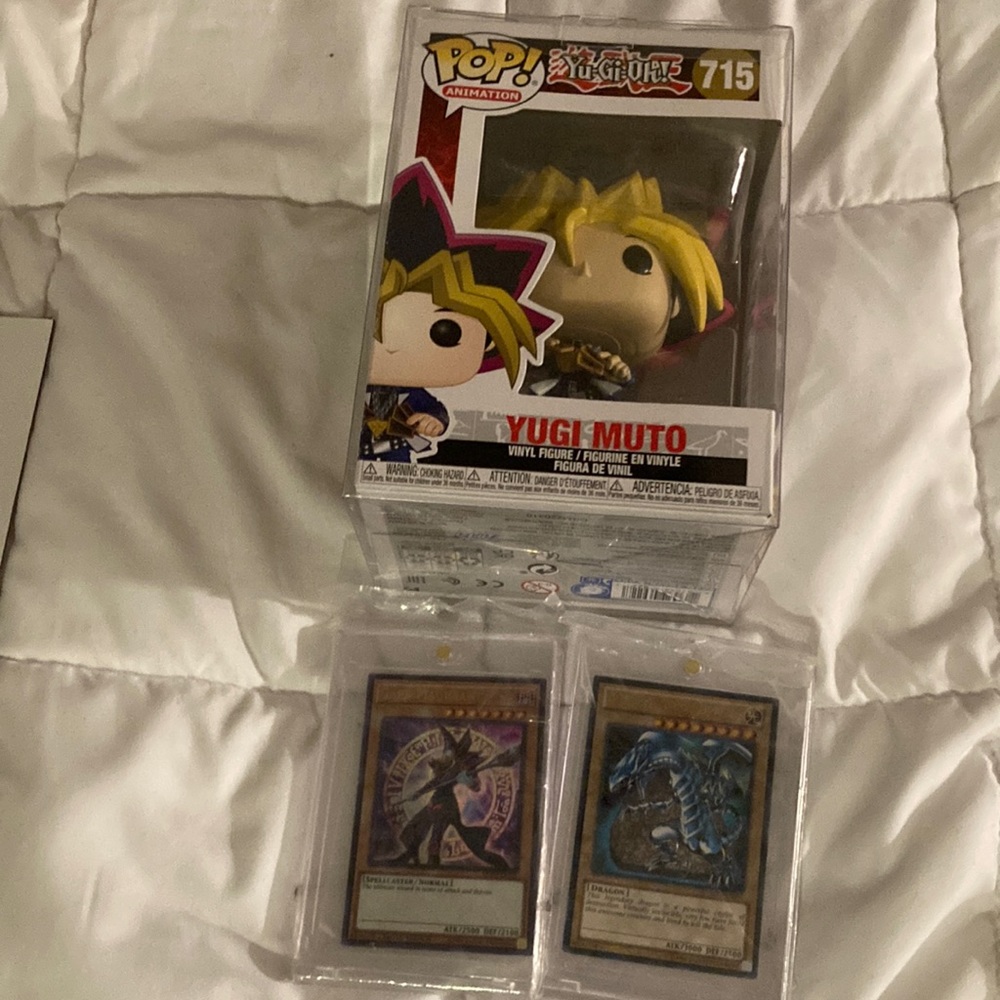 Yu-Gi-Oh Pop & Yu-Gi-Oh dueling cards